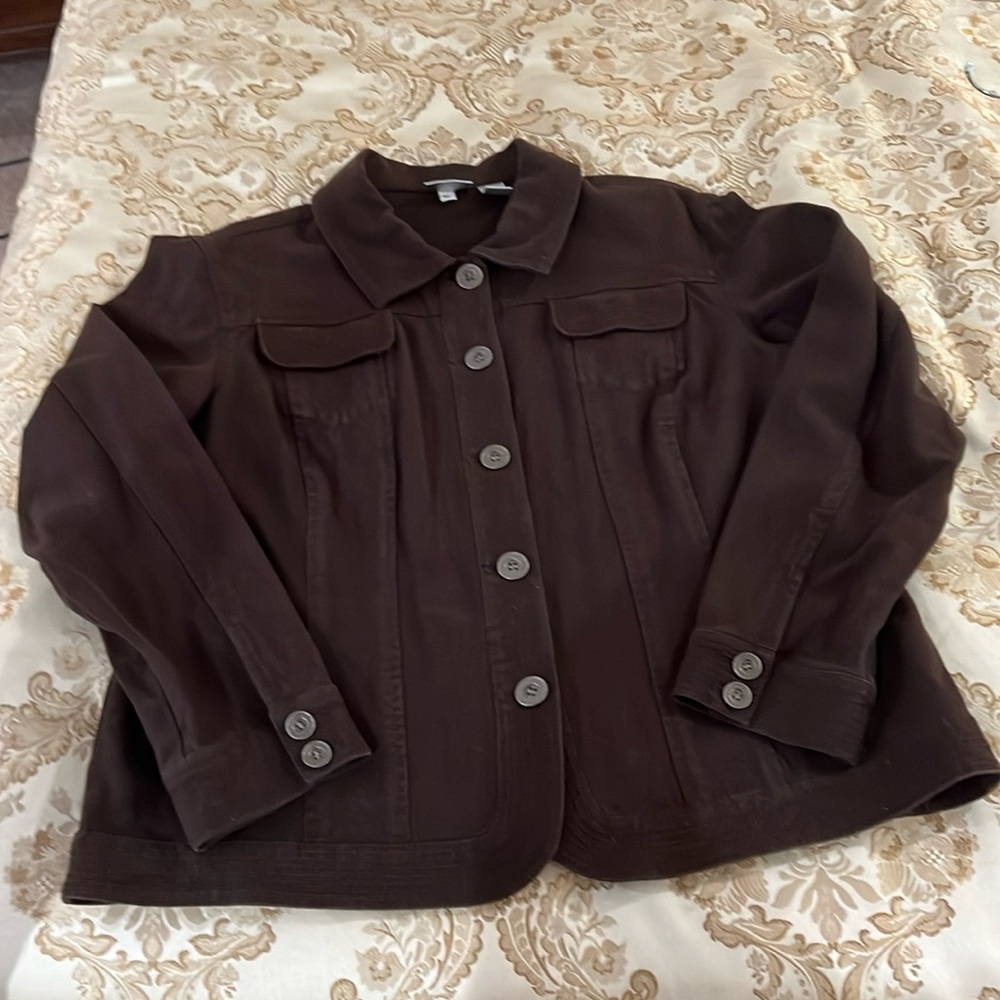 Ladies Light Weight Brown Jacket